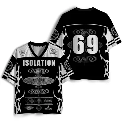 Soulisfree Cosmic Solitude Aesthetic Geometric Resonance Mesh Jersey