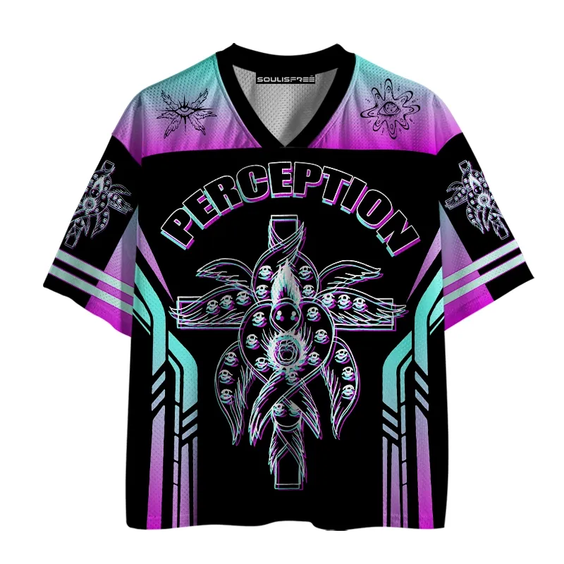 Designed Soulisfree Third Eye – Cosmic Awareness Mesh Jersey