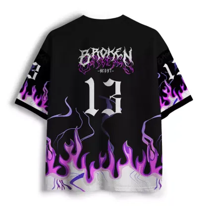 Soulisfree Broken Heart Mesh Jersey 