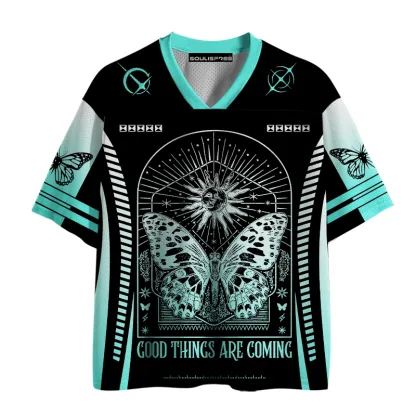 Soulisfree Good Things Are Coming Mystic Butterfly Mesh Jersey