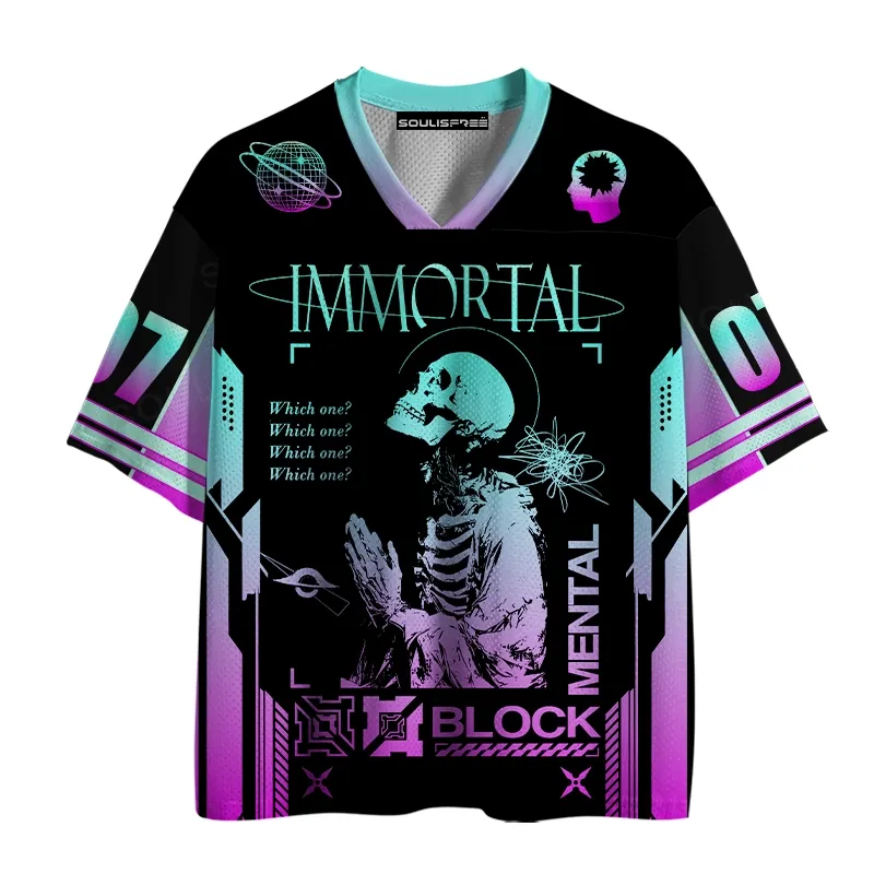 Designed Soulisfree Third Eye – Cosmic Awareness Mesh Jersey