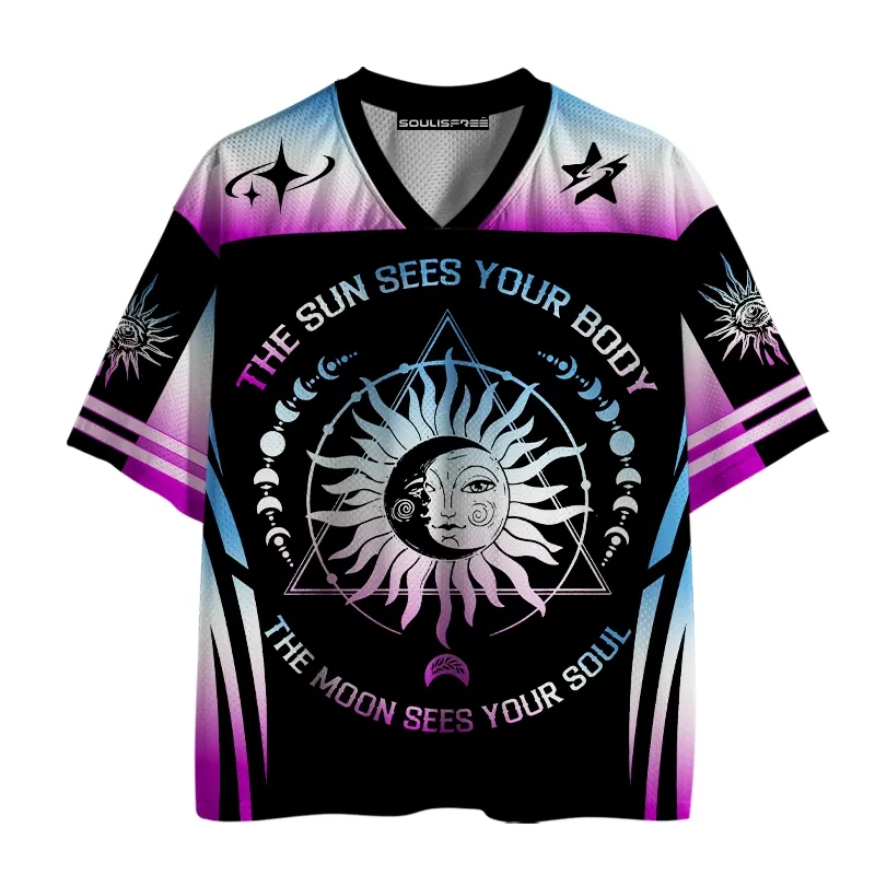 Designed Soulisfree Third Eye – Cosmic Awareness Mesh Jersey