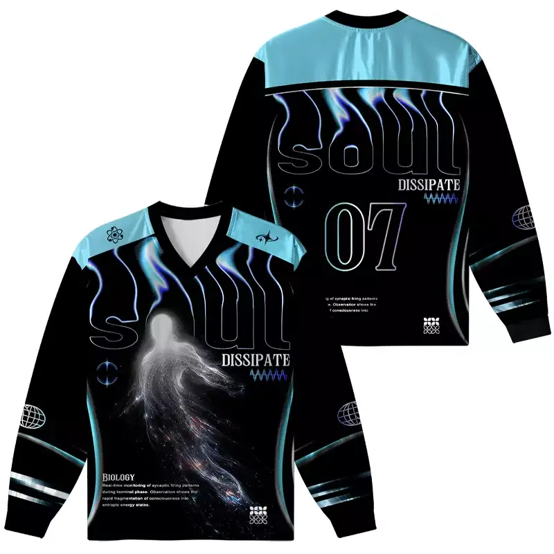 Soulisfree Dreamline Optic Lines Illusion Long Sleeve Jersey