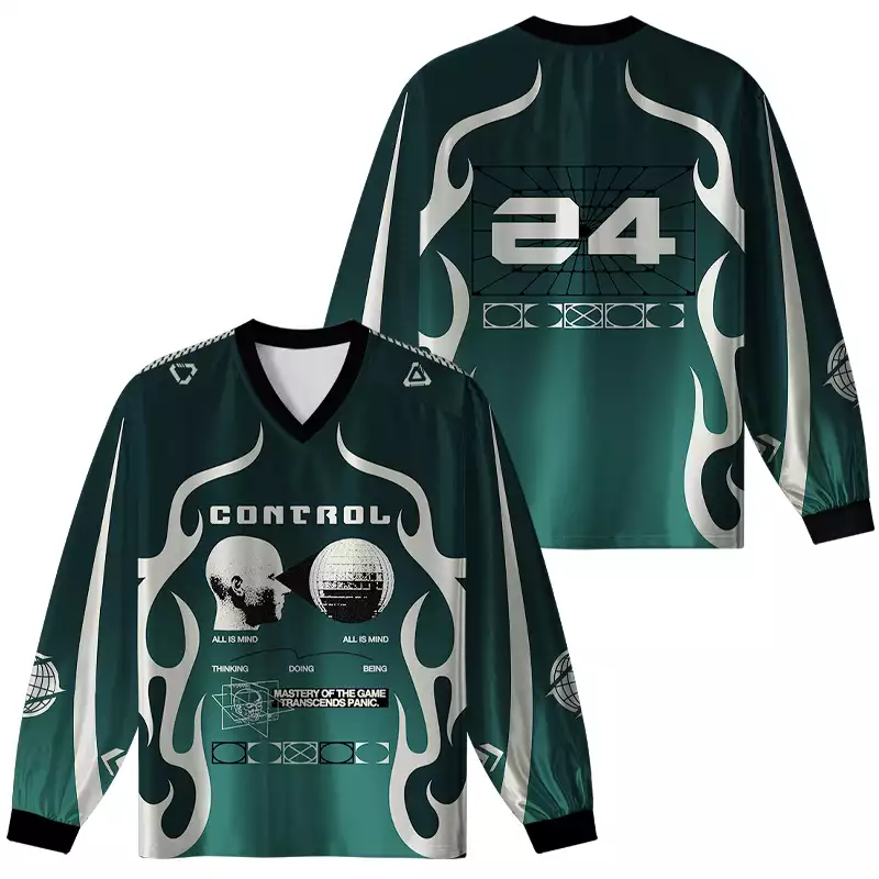 Soulisfree Cyber Forest Neural Control Long Sleeve Jersey