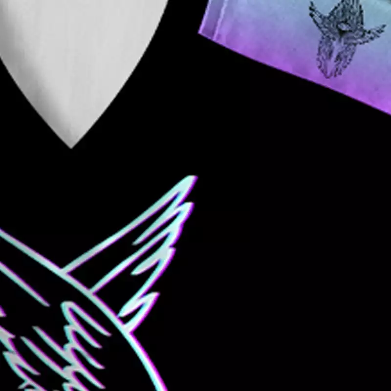 Soulisfree BE NOT AFRAID — Divine Glitch Wings Long Sleeve Jersey