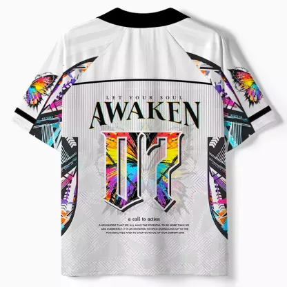 Soulisfree Let Your Soul Awaken Collar Polo Jersey