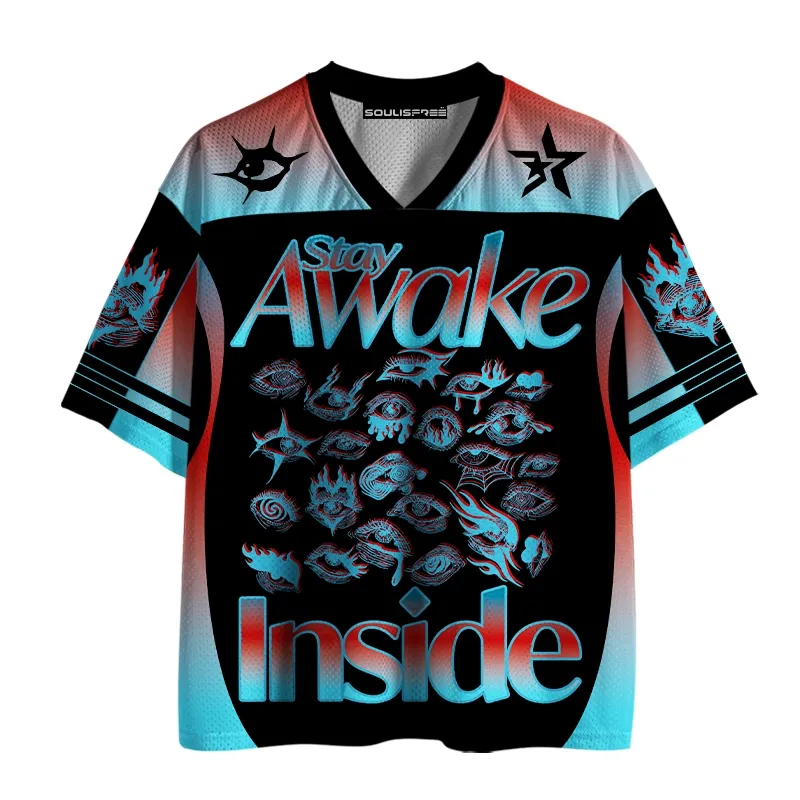 Designed Soulisfree Third Eye – Cosmic Awareness Mesh Jersey