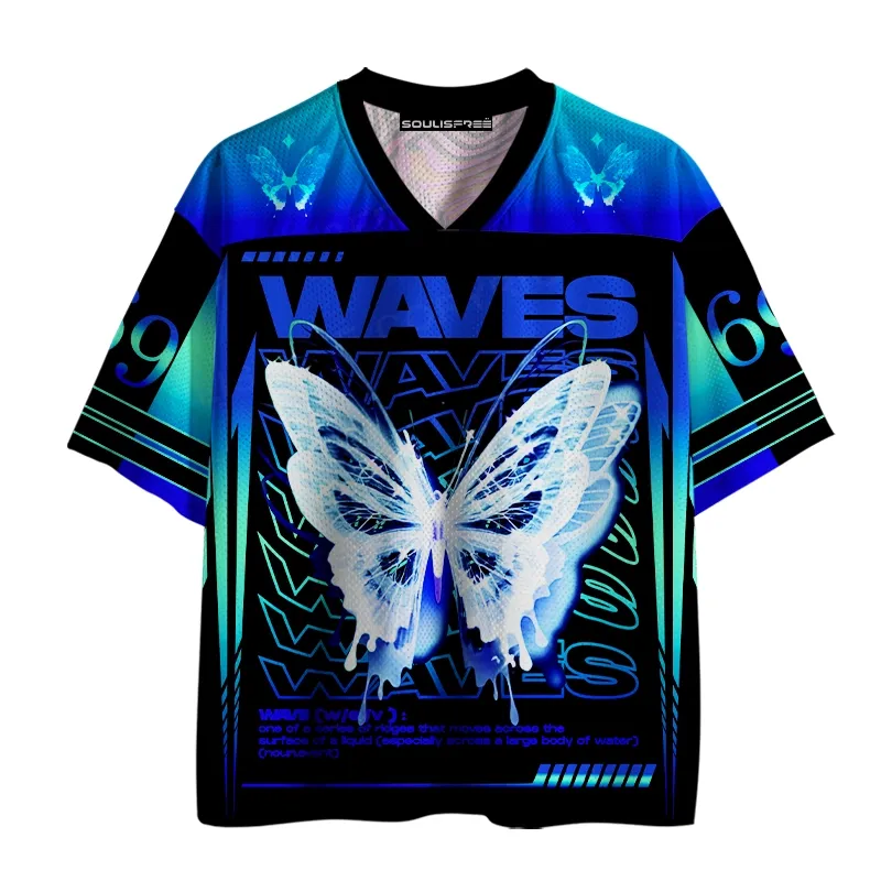Designed Soulisfree Third Eye – Cosmic Awareness Mesh Jersey