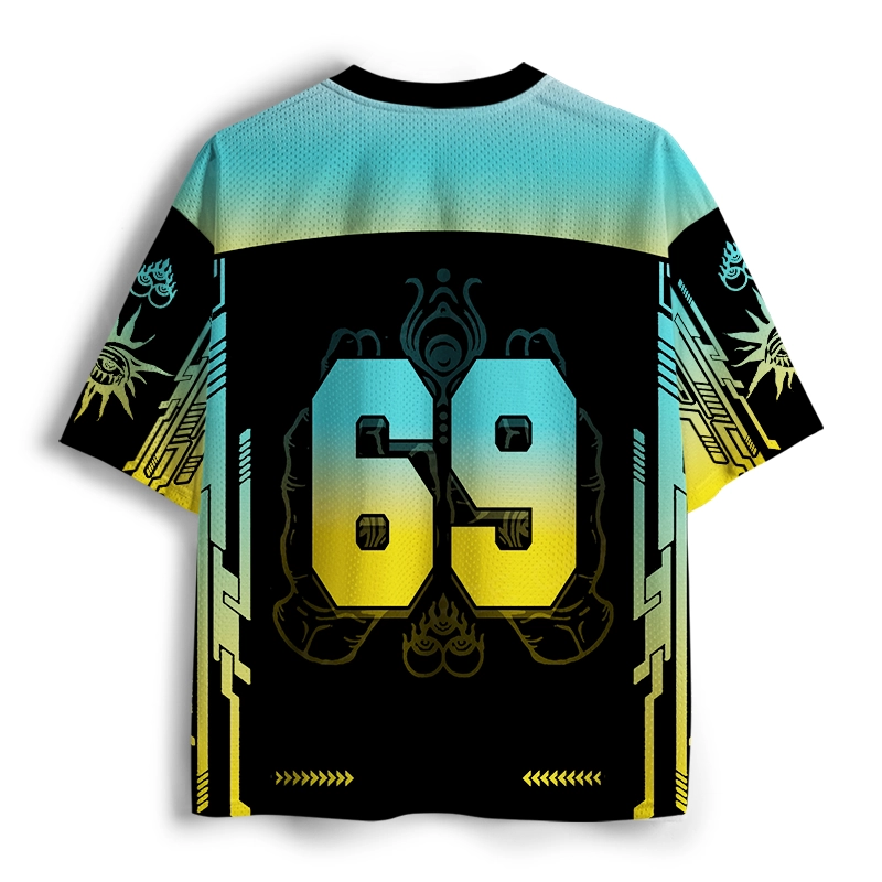 Soulisfree Cyber Isolation Statement Mesh Jersey