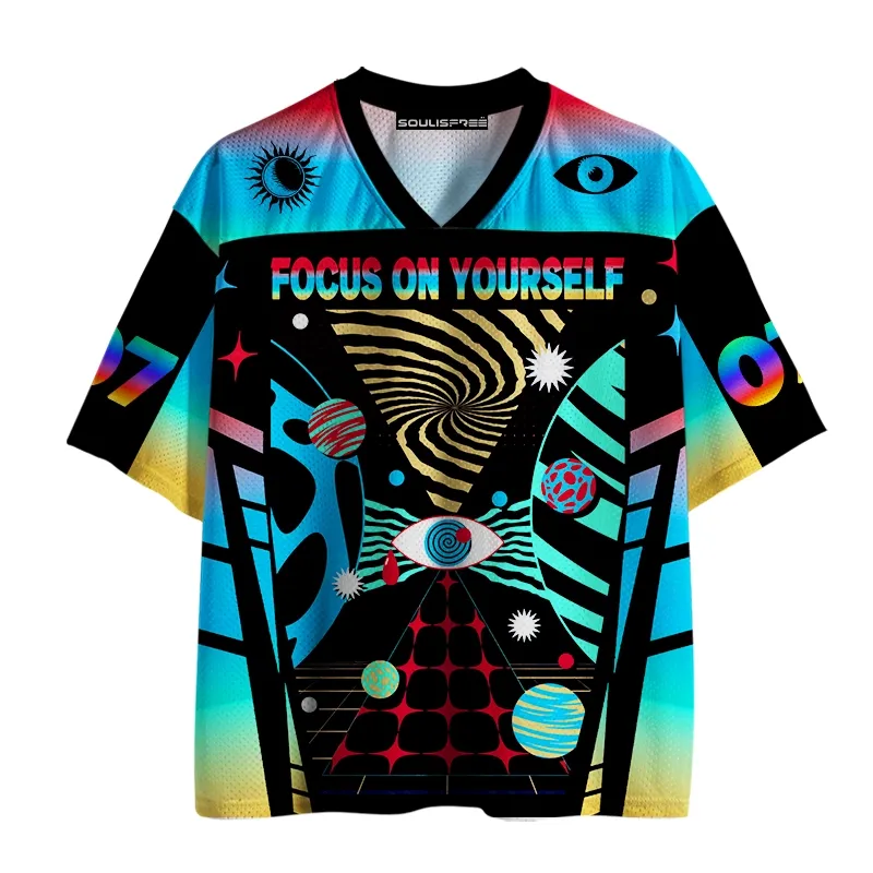 Designed Soulisfree Third Eye – Cosmic Awareness Mesh Jersey