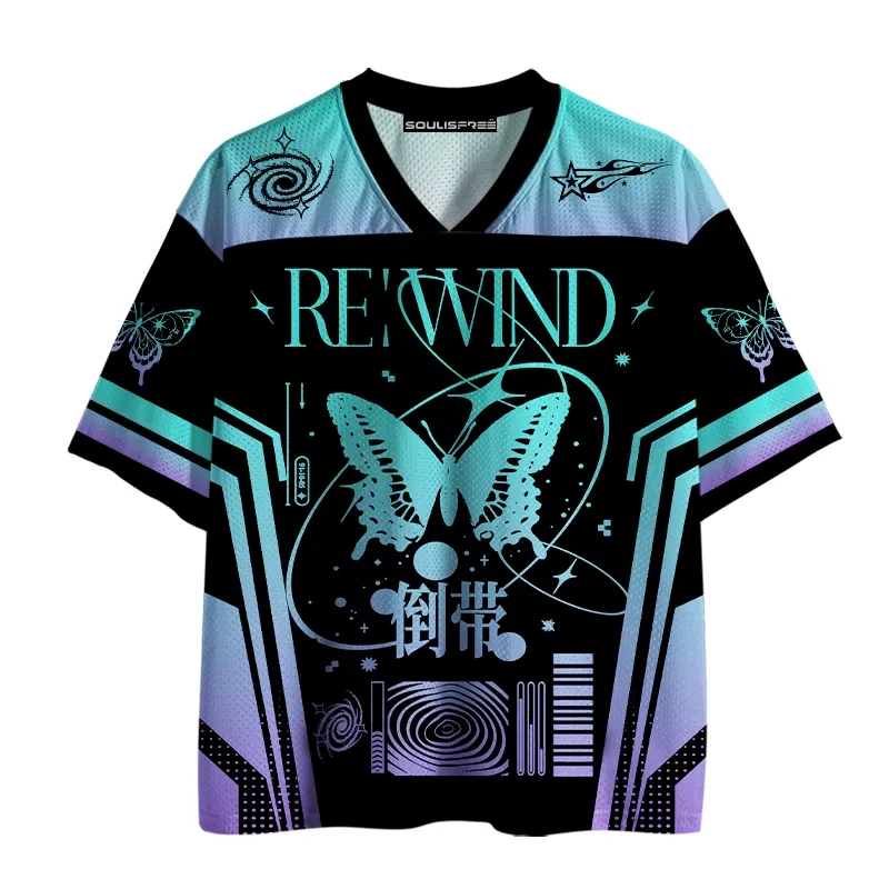 Designed Soulisfree Third Eye – Cosmic Awareness Mesh Jersey