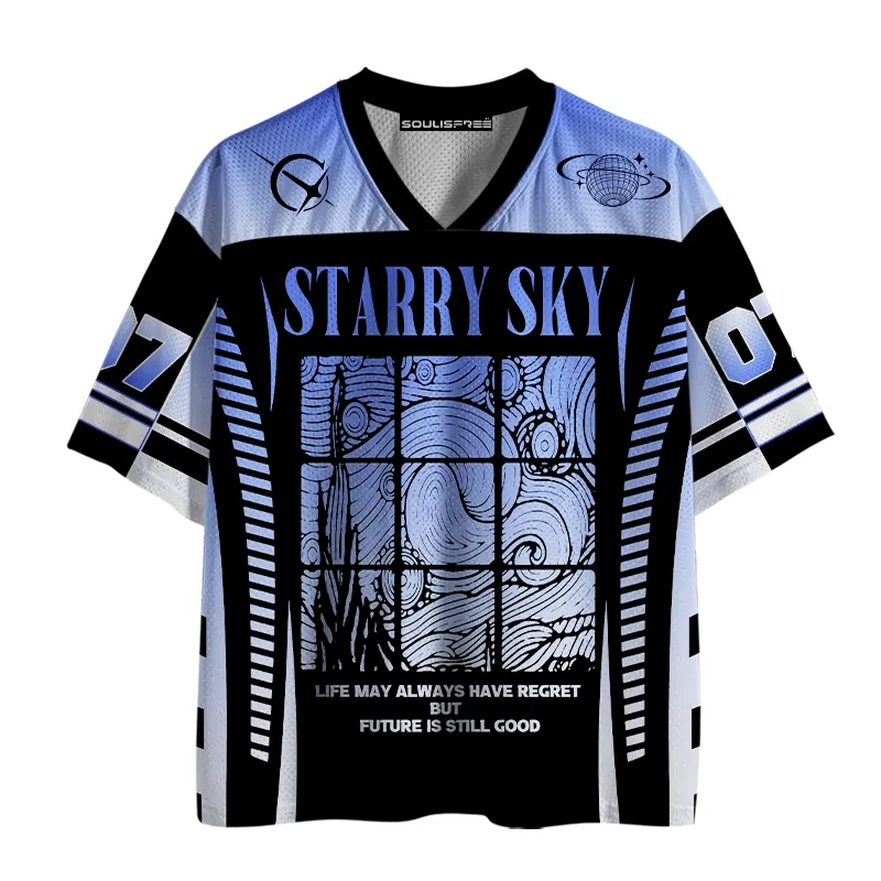Designed Soulisfree Third Eye – Cosmic Awareness Mesh Jersey