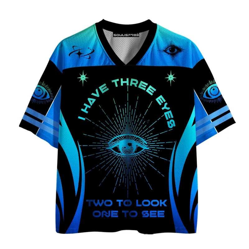 Designed Soulisfree Third Eye – Cosmic Awareness Mesh Jersey