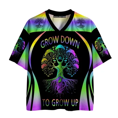 Soulisfree Grow Down Mushroom Tree Mesh Jersey