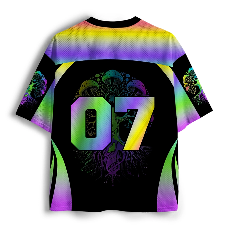 Soulisfree Grow Down Mushroom Tree Mesh Jersey