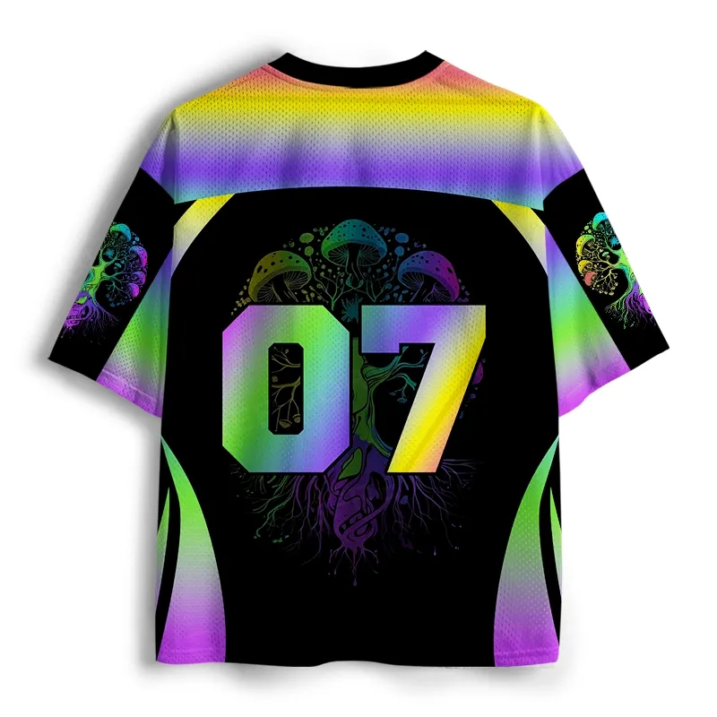 Soulisfree Grow Down Mushroom Tree Mesh Jersey