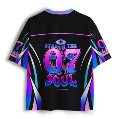 Soulisfree STARVE THE EGO FEED THE SOUL Mesh Jersey