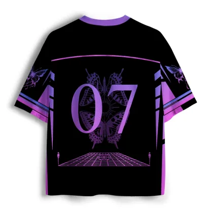 Soulistree Cyber Butterfly Purple Moon Mesh Jersey