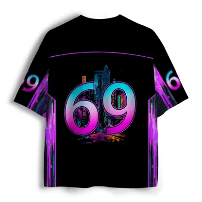Soulisfree Neon City Pulse Mesh Jersey