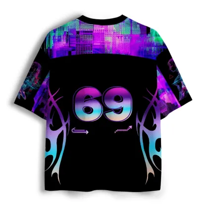 Soulisfree Digital Soul Cyberpunk Mesh Jersey