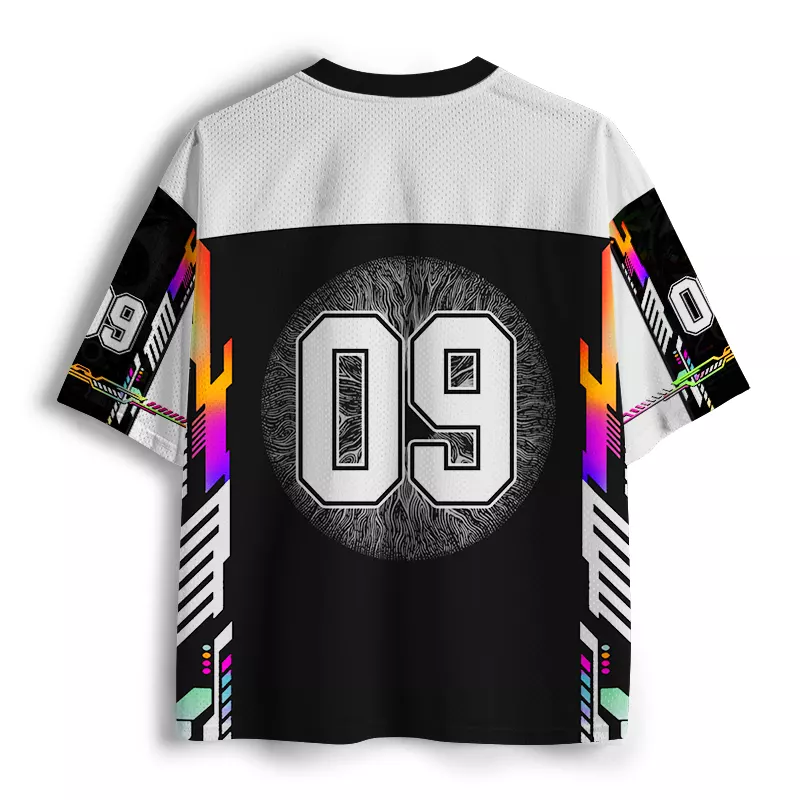 Soulisfree Digital Eye Collage  Mesh Jersey