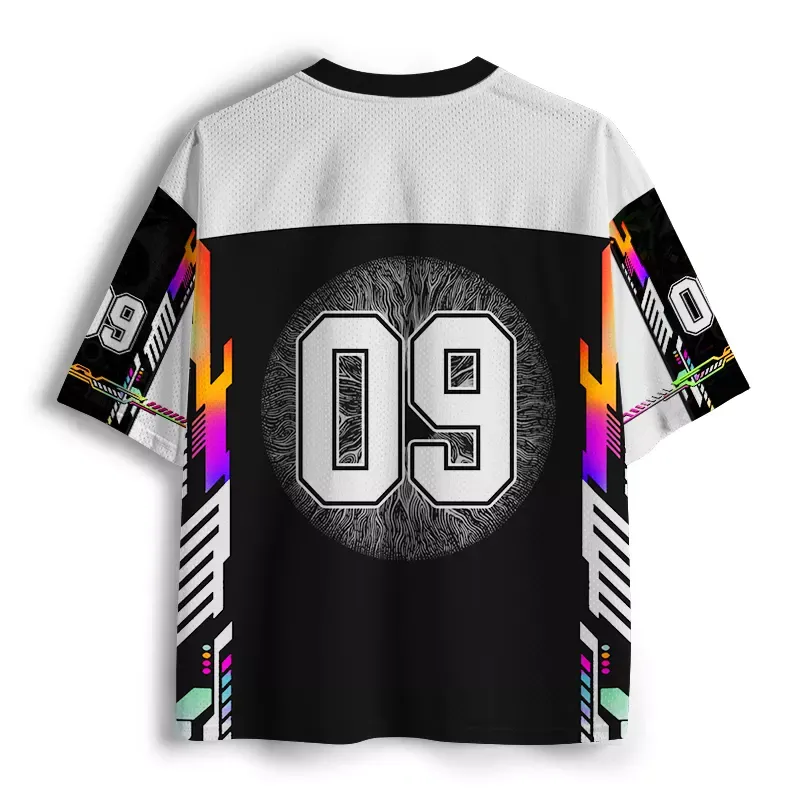 Soulisfree Digital Eye Collage  Mesh Jersey