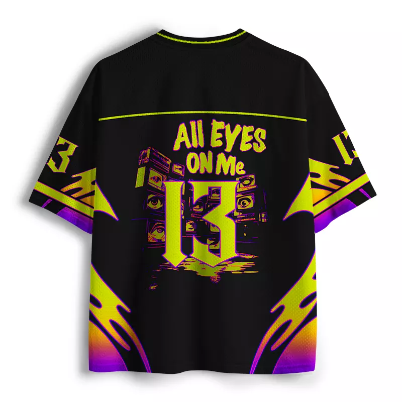Soulisfree All Eyes On Me Graphic Mesh Jersey