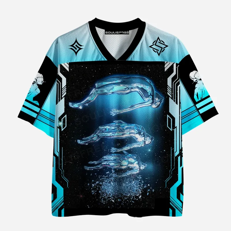 Designed Soulisfree Third Eye – Cosmic Awareness Mesh Jersey