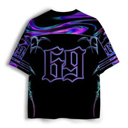 Soulisfree Digital Nightmare Y2K Mesh Jersey