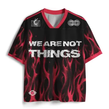 Personalized We're Not Things Mesh Jersey