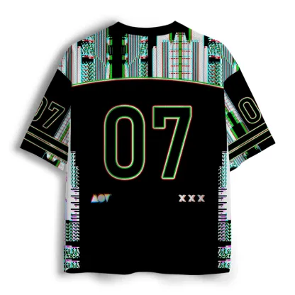 Soulisfree CYBER RUINS & STARS  Mesh Jersey