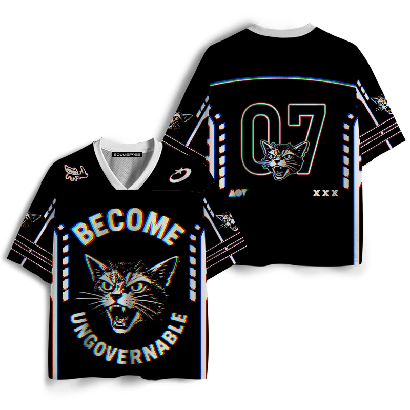 Soulisfree BECOME UNGOVERNABLE Mesh Jersey