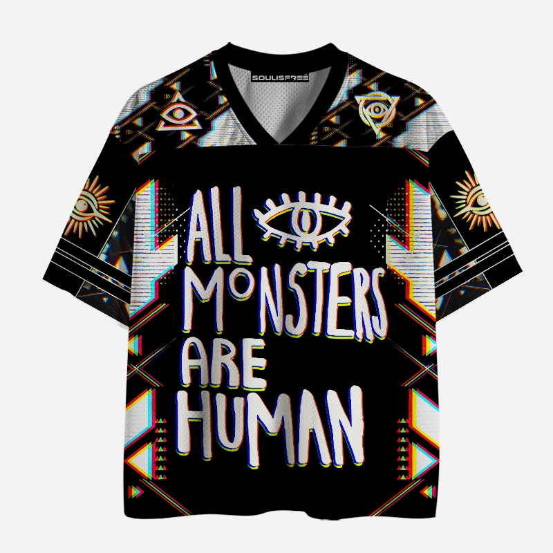 Soulisfree ALL MONSTERS ARE HUMAN Mesh Jersey