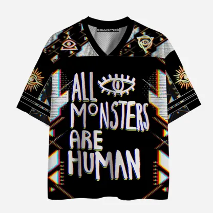 Soulisfree ALL MONSTERS ARE HUMAN Mesh Jersey