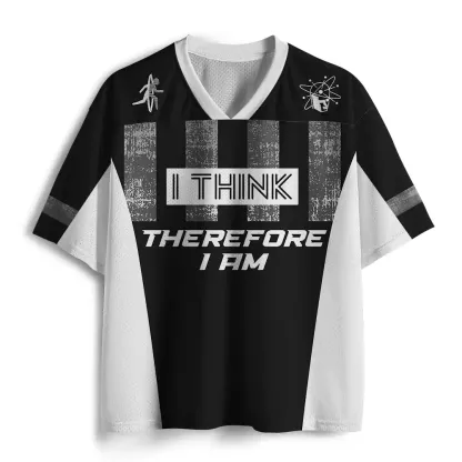 Personalized I Think Therefore I am Mesh Jersey