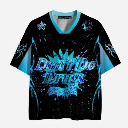 Soulisfree Don't Do Drogs Without Me Mesh Jersey