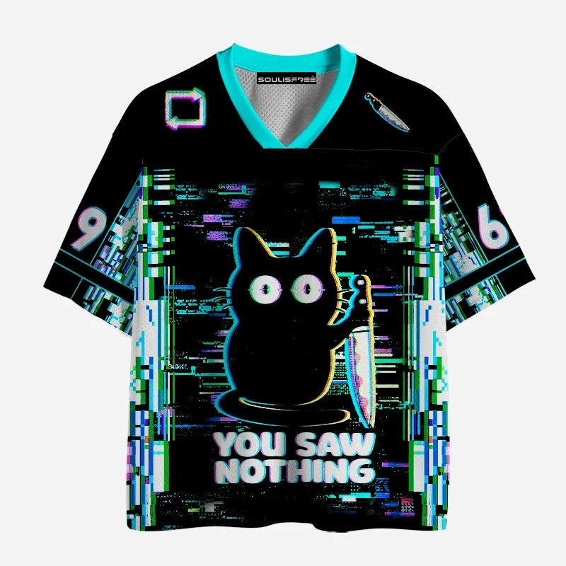 Soulisfree YOU SAW NOTHING Mesh Jersey