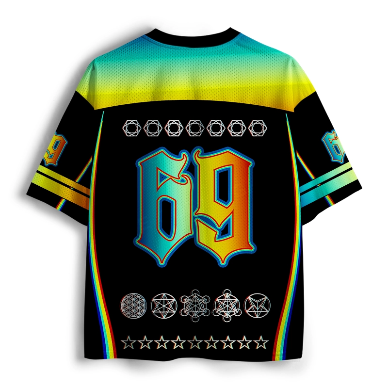 Soulisfree GEOMETRIC COSMOS Mesh Jersey