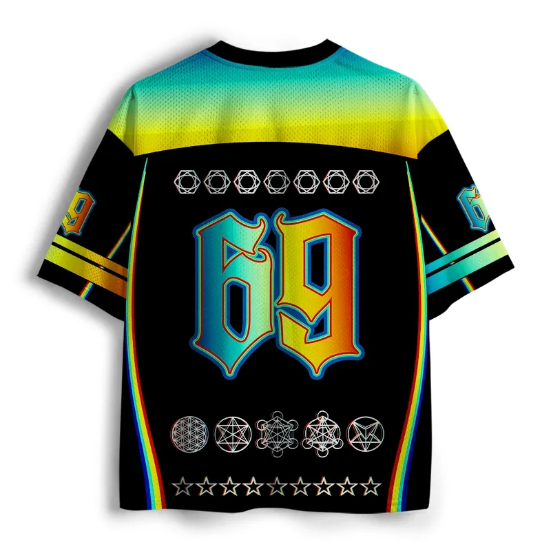 Soulisfree GEOMETRIC COSMOS Mesh Jersey