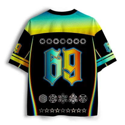 Soulisfree GEOMETRIC COSMOS Mesh Jersey