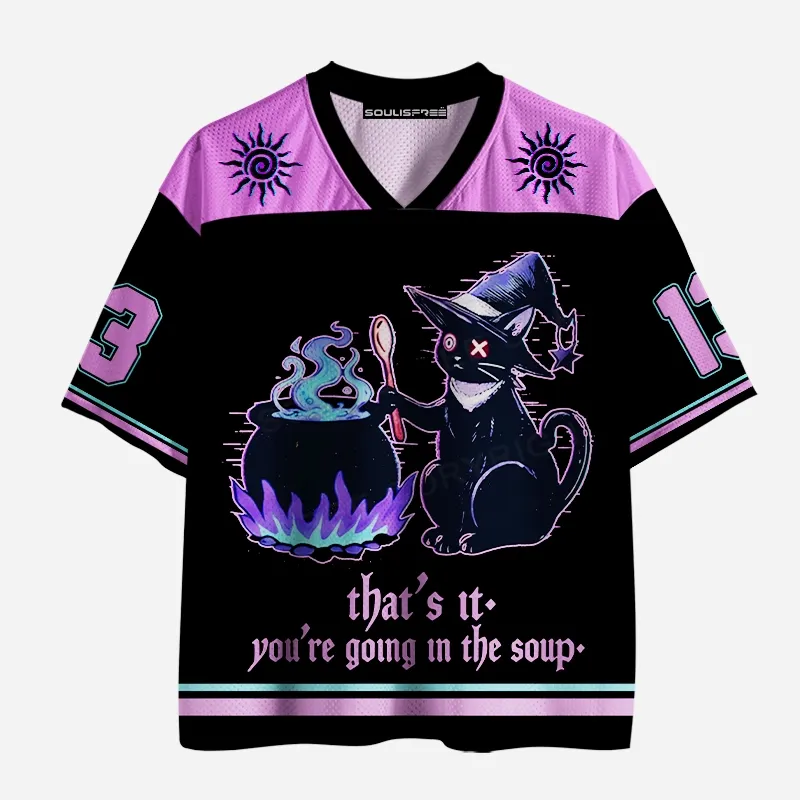 Soulisfree That's It. You're Going In The Soup. Mesh Jersey