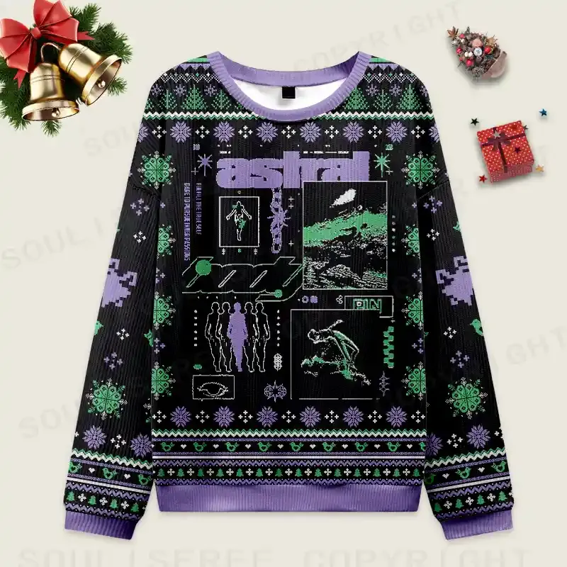 Be The Master Of Your Own Life Ugly Christmas Knit Sweatshirt