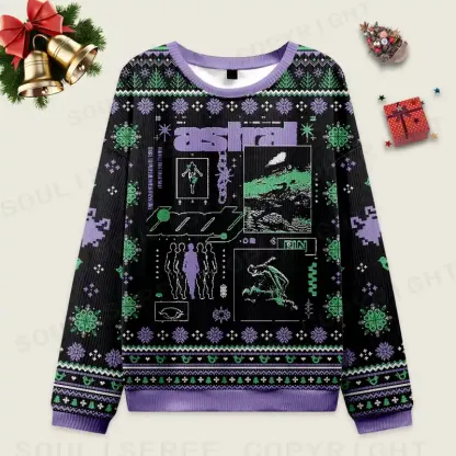 Be The Master Of Your Own Life Ugly Christmas Knit Sweatshirt