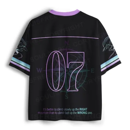 Soulisfree Focus On Direction, Not Speed. Mesh Jersey