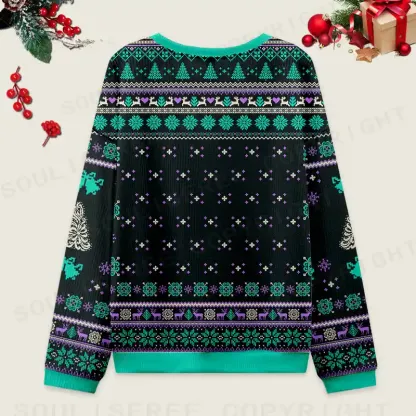 Here Now Ugly Christmas Knit Sweatshirt