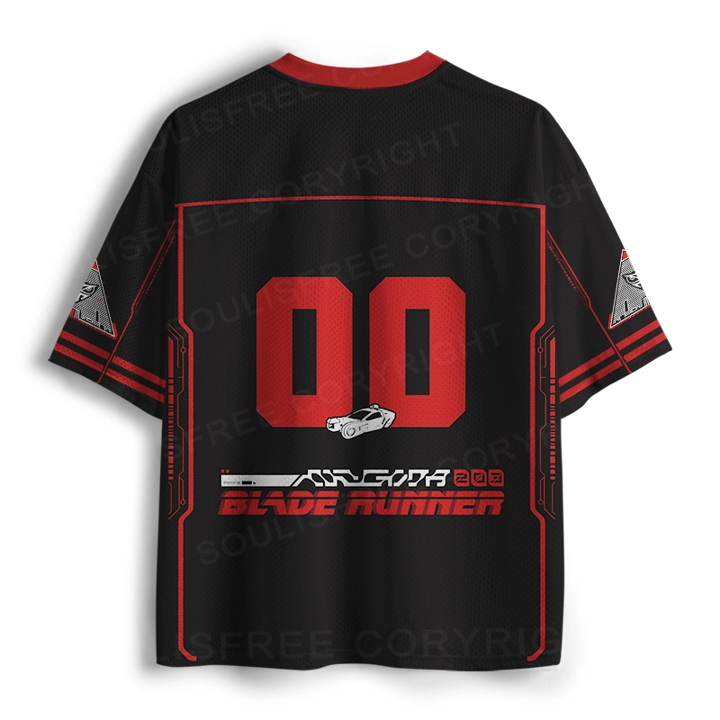 Soulisfree ALL THOSE MOMENTS WILL BE LOST IN TIME, LIKE TEARS IN RAIN. Mesh Jersey