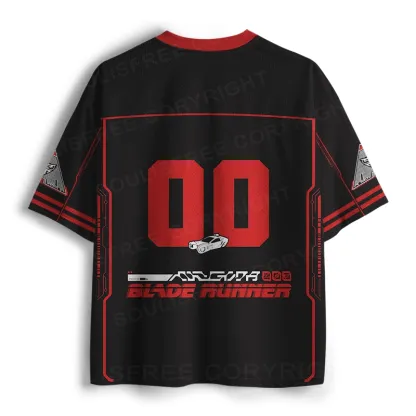 Soulisfree ALL THOSE MOMENTS WILL BE LOST IN TIME, LIKE TEARS IN RAIN. Mesh Jersey
