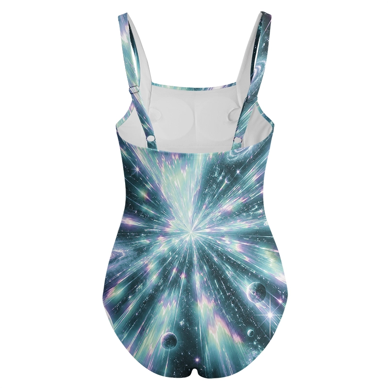 Soulisfree Cosmic Starburst Galaxy One‑Piece Swimsuit