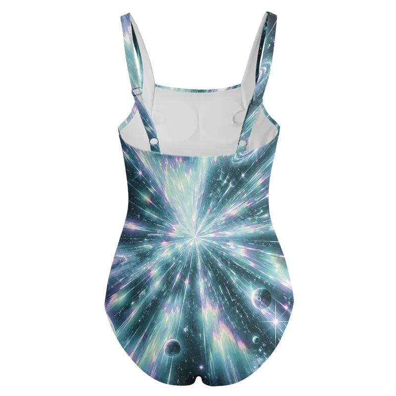 Soulisfree Cosmic Starburst Galaxy One‑Piece Swimsuit