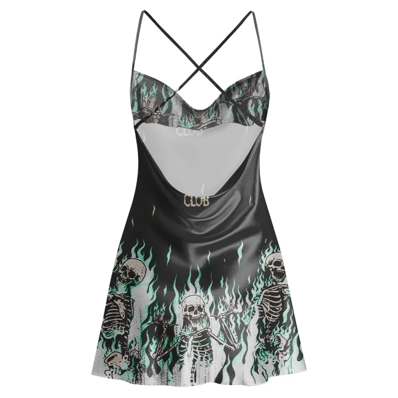 Soulisfree Soul Club Cowl Neck Satin Mini Dress
